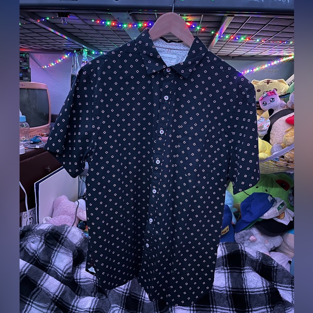 Dawson and brooks life saver print button up